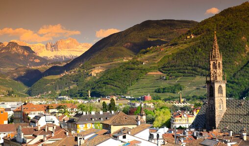 Bozen mit Blick auf Rosengarten | © AST-VA Luca Ognibeni