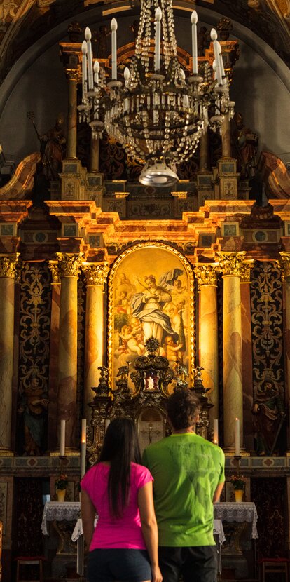 Prächtiger Altar Maria Weissenstein | © StorytellerLabs