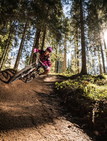 Downhiller on Carezza Biketrail | © Harlad Wisthaler
